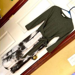 Tie Dye Midi Dress Set